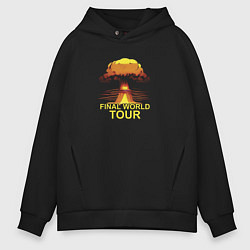 Толстовка оверсайз мужская Atomic Final World Tour, цвет: черный