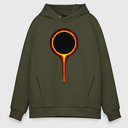 Толстовка оверсайз мужская Dark Souls, цвет: хаки