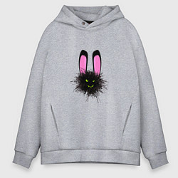 Толстовка оверсайз мужская Bunny dust, цвет: меланж