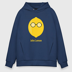 Толстовка оверсайз мужская John Lemon, цвет: тёмно-синий