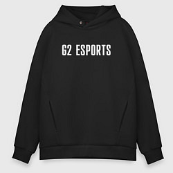 Толстовка оверсайз мужская G2 ESPORTS, цвет: черный