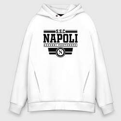 Толстовка оверсайз мужская Футбольный клуб Наполи, цвет: белый
