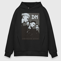 Толстовка оверсайз мужская Depeche Mode 90 Violator, цвет: черный