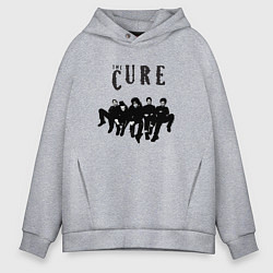 Толстовка оверсайз мужская The Cure - A Band, цвет: меланж