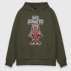 Толстовка оверсайз мужская Airness Jordan, цвет: хаки