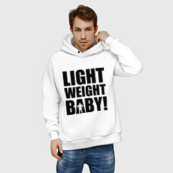 Толстовка оверсайз мужская Light weight baby, цвет: белый — фото 2