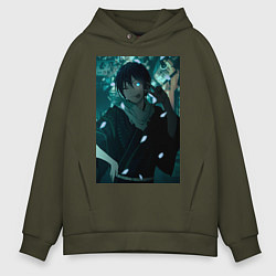Толстовка оверсайз мужская Ято Nogarami, цвет: хаки