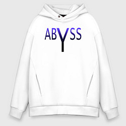 Толстовка оверсайз мужская Бездна, цвет: белый