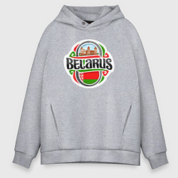 Толстовка оверсайз мужская Belarus, цвет: меланж