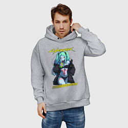 Толстовка оверсайз мужская Edge runners - rebecca, цвет: меланж — фото 2