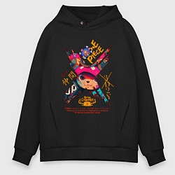 Толстовка оверсайз мужская One Piece Chopper Tony Tony, цвет: черный