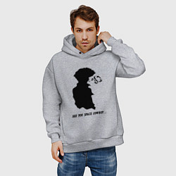 Толстовка оверсайз мужская Ковбой Бибоп Спайк Шпигель Аниме, цвет: меланж — фото 2