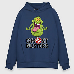 Толстовка оверсайз мужская Ghostbusters - slimmer, цвет: тёмно-синий