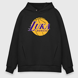 Толстовка оверсайз мужская Luka Doncic Lakers, цвет: черный