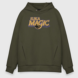 Толстовка оверсайз мужская Luka magic basketball, цвет: хаки