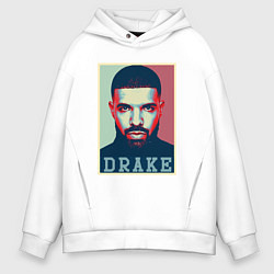 Толстовка оверсайз мужская Drake, цвет: белый