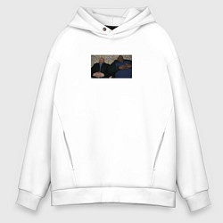 Толстовка оверсайз мужская Во все тяжкие, цвет: белый