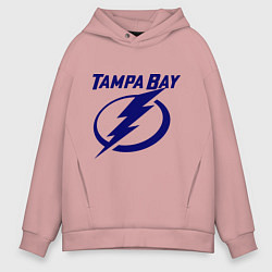 Толстовка оверсайз мужская HC Tampa Bay, цвет: пыльно-розовый