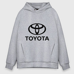 Толстовка оверсайз мужская Toyota Logo, цвет: меланж