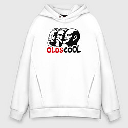 Толстовка оверсайз мужская Oldscool USSR, цвет: белый
