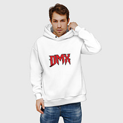 Толстовка оверсайз мужская DMX, цвет: белый — фото 2