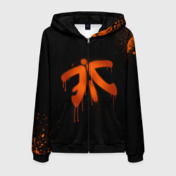 Толстовка 3D на молнии мужская Fnatic: Black collection, цвет: 3D-черный