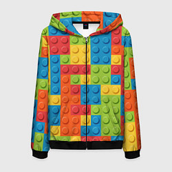 Мужская толстовка на молнии Лего конструктор