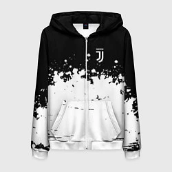Толстовка 3D на молнии мужская FC Juventus Sport, цвет: 3D-белый