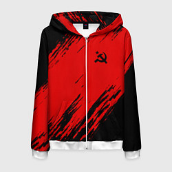 Мужская толстовка на молнии USSR: Red Patriot