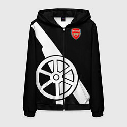 Толстовка 3D на молнии мужская FC Arsenal: Exclusive, цвет: 3D-черный