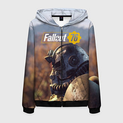 Мужская толстовка на молнии Fallout 76