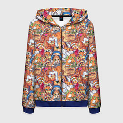 Мужская толстовка на молнии Котобомбинг