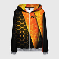 Мужская толстовка на молнии Mass Effect N7