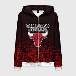 Мужская толстовка на молнии CHICAGO BULLS