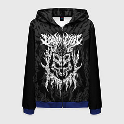 Толстовка 3D на молнии мужская BABYMETAL, цвет: 3D-синий