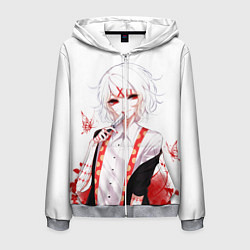 Толстовка 3D на молнии мужская Сузуя Джузо, цвет: 3D-меланж