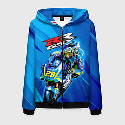 Мужская толстовка на молнии Suzuki MotoGP