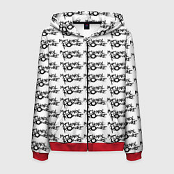 Толстовка 3D на молнии мужская My Chemical Romance, цвет: 3D-красный