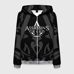 Толстовка 3D на молнии мужская Assassin’s Creed, цвет: 3D-меланж