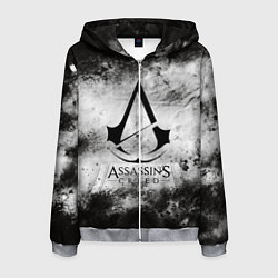 Толстовка 3D на молнии мужская Assassin’s Creed, цвет: 3D-меланж
