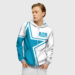 Толстовка 3D на молнии мужская ВДВ, цвет: 3D-меланж — фото 2