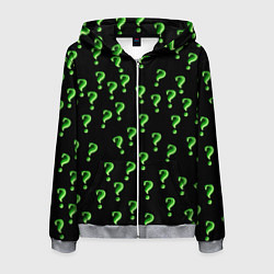 Мужская толстовка на молнии Знак вопроса