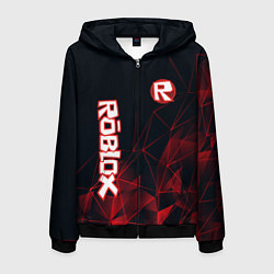 Толстовка 3D на молнии мужская ROBLOX, цвет: 3D-черный
