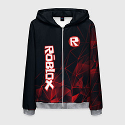 Толстовка 3D на молнии мужская ROBLOX, цвет: 3D-меланж