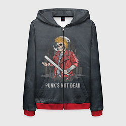 Мужская толстовка на молнии Punk??s Not Dead