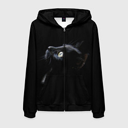 Мужская толстовка на молнии Кот