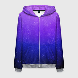 Мужская толстовка на молнии Звёздное небо