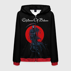 Толстовка 3D на молнии мужская Children of Bodom 19, цвет: 3D-красный
