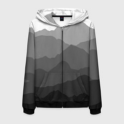 Мужская толстовка на молнии Горы