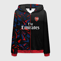 Толстовка 3D на молнии мужская ARSENAL UNIFORM 2020, цвет: 3D-красный